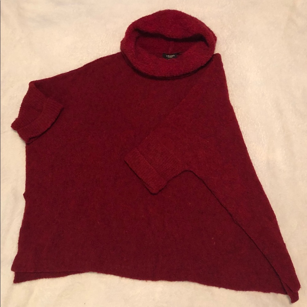 Fuzzy red sweater